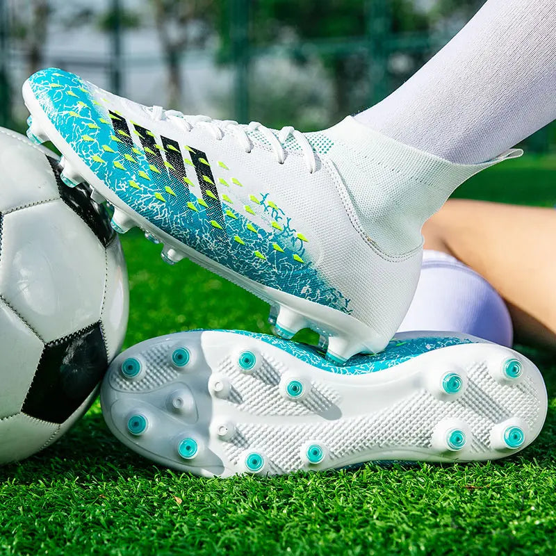 Men's Football Boots AG/TF Soccer Cleats Top Quality Non Slip Breathable Training Grass Indoor Sneaker Futsal Man Football Shoes