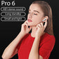 Original Air Pro 6 TWS Wireless Bluetooth Earphones In Ear Earbuds with Mic Noise Cancelling Headset For Apple iPhone Headphones