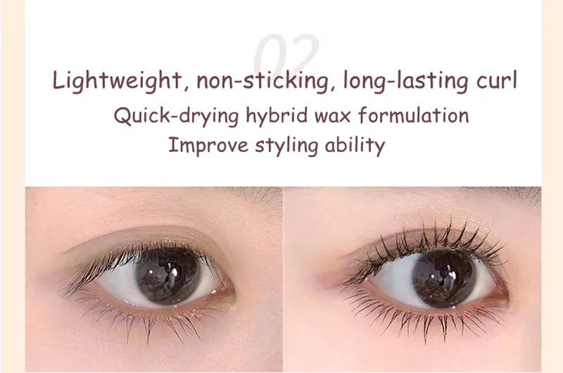 Judydoll Steel Tube Mascara Eyelash Primer Non-Smudge Waterproof Dense Curl Manga Eyes Lash Extension Enlarge Eyes Applicator