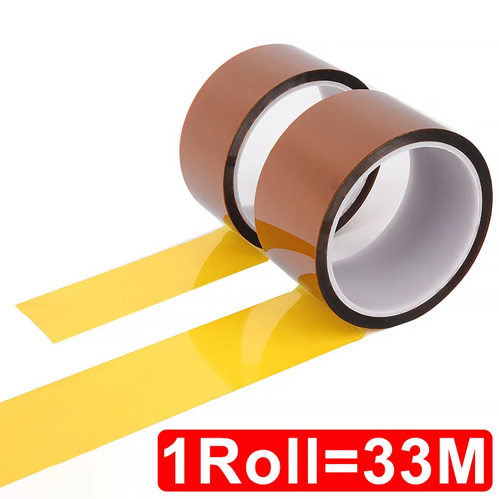 Gold Finger High Temp Heat Resistant Tapes Polyimide Adhesive Battery Wire Insulation Antistatic Circuit Board Protection Tape