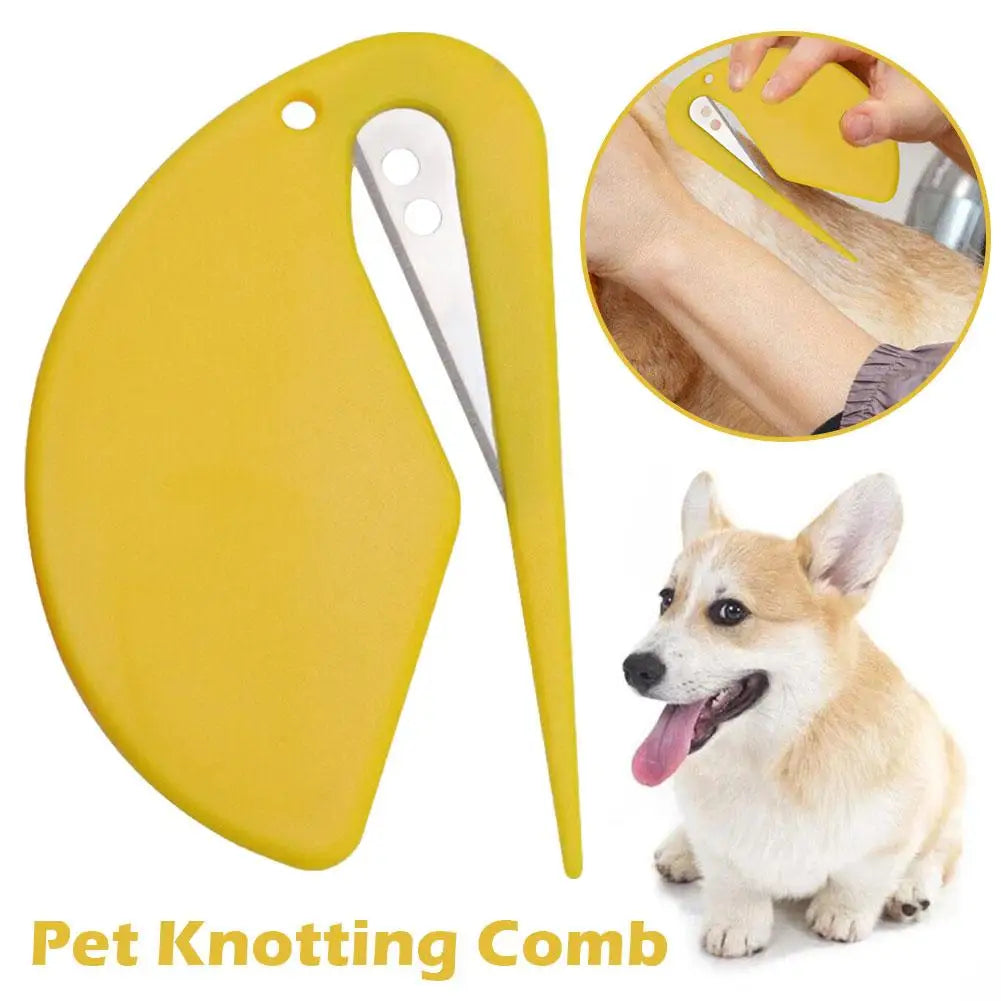 New Cat Dog Comb Pet Open Knot Comb Cat Puppy Hair Fur Shedding Grooming Trimmer Comb Comb Cat Brush