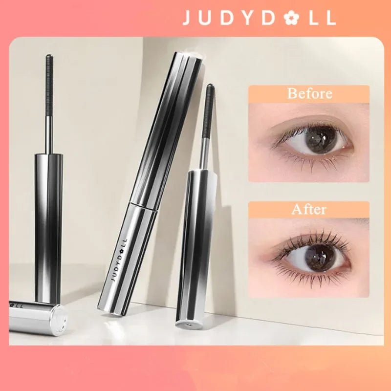 Judydoll Lashes Mascara Waterproof Silk Fiber Mascara Black Long Curling Eyelash Extensions Sexy Eyes Makeup Cosmetics Wholesale