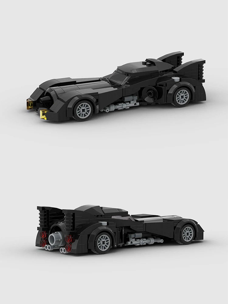 MOC Car Batmobile V2 Racing Technical Vehicle Model Building Block Super Race brick Ideas Movie Hero Bat Toy Christmas Gift City