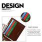 Cow Leather Men Wallets with Coin Pocket Vintage Male Purse RFID Blocking Genuine Leather Men Wallet with Card Holders