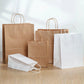 Bulbusbow Kraft Paper Bags with Handles - 10/25/50 pcs Gift Packing Bags for Weddings, Birthdays, and Special Occasions