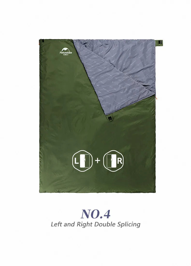 Naturehike Sleeping Bag Ultralight Waterproof Cotton Sleeping Bag Nature Hike Summer Hiking Camping  Tent Sleeping Bag