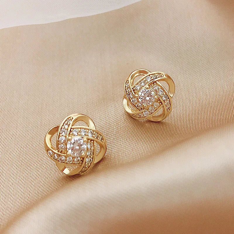 Female dandelion Stud Earring 100% 925 Sterling Silver Earrings For Women Gift Sterling-silver-jewelry Pendientes Mujer