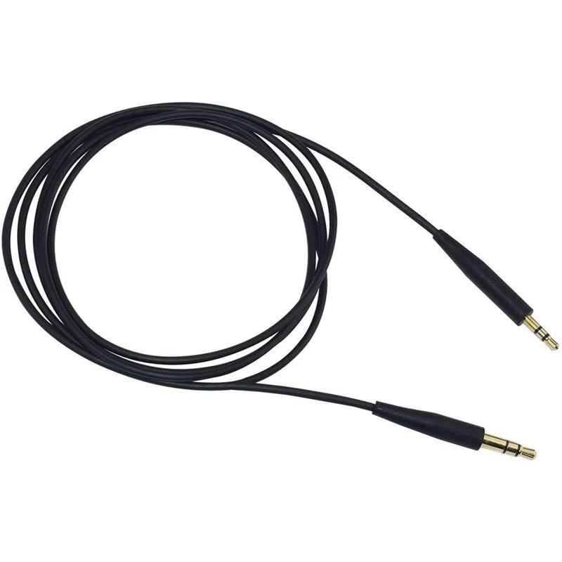 كابل سماعة الرأس Bose QC35 QC25 QC35 II QC45 Soundtrue Audio Cable 3.5 to 2.5 Portable Pair Recording Cable, Black