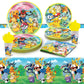 Pokemon Theme Birthday Party Decoration Supplies Cartoon Pokemon Go Tableware Cups Plates Pikachu Balloon For Baby Shower Favors