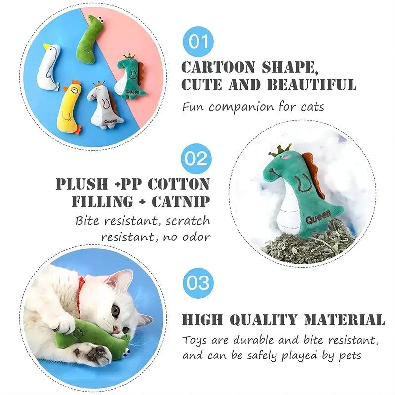 Pet Bite Toys Pet Toy Dogs Plush Toy Pet Supplies Cats Resistant Chew Cartoon Partner Interactive Funny For Cute