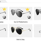 CLLOIO Titanium Alloy Polarized Sunglasses Men Women Fashion Photochromic Sun Glasses Chameleon Anti-glare Driving Oculos de sol