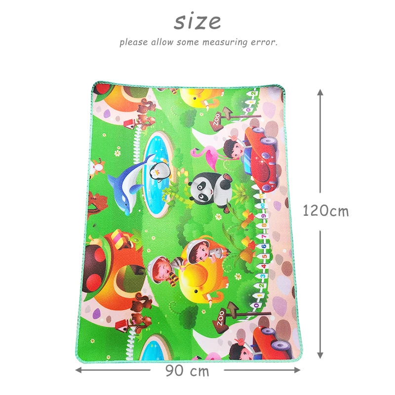 120*90cm Baby Play Mat EPE Activity Gym Kids Crawling Mats Carpet Baby Game Carpet for Children Rug Floor Newborns Eva Foam Toys