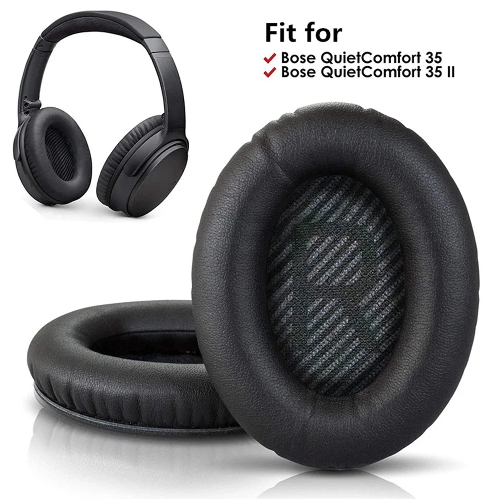 وسائد أذن بديلة ووسائد أذن وعصابة رأس لسماعات الرأس Bose QC 2 15 25 35 وسائد أذن QC35 QC2 QC15 QC25 ملحقات سماعات الرأس