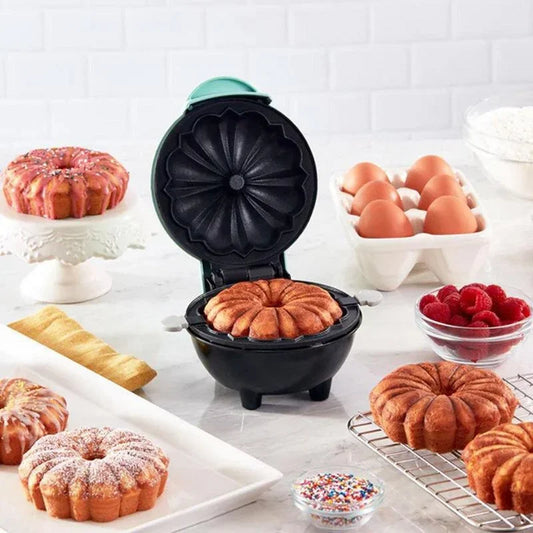 Waffle Maker Electric Non-Stick Waffles Maker Machine Kitchen Cooking Breakfast Pumpkin Pie Molds Egg Cake Mini Oven Waffle Pot