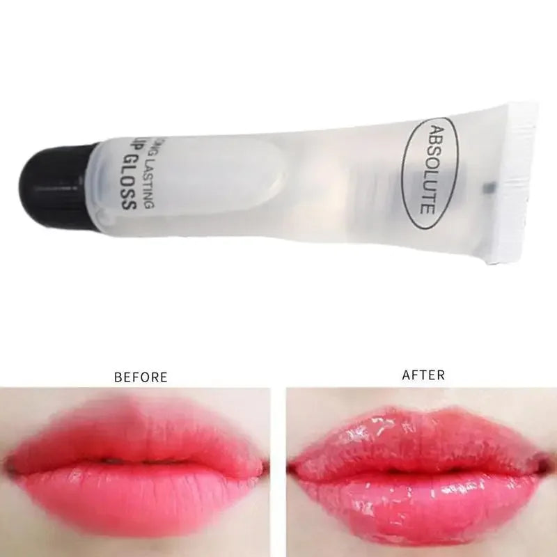 Lip Gloss Moisturizer Plumper Long Lasting Sexy Lips Pump Transparent Waterproof Volume Lip Clear Lipgloss Base Clear Lip Gloss