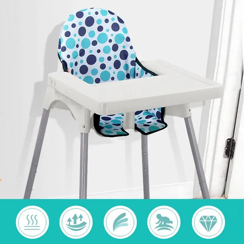 Baby Kids Highchair Cushion Pad Mat Booster Seats Cushion Pad Mat Feeding Chair Cushi on Pad Stroller Cushion Mat Cotton fabric