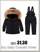 New Girls clothing Winter Warm down Cotton Jackets Children parka faux Fur Collar Coat Girl Thicken overalls Hooded kids Clothes