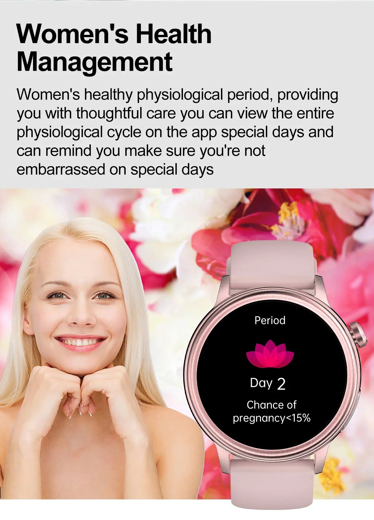 Bulbusbow 2025 Medical Grade Blood Sugar Health Smart Watch for Women - ECG + PPG Monitoring, Bluetooth Call, Temperature Tracking