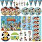 Buzz Lightyear Toy Story Birthday Party Decorations Disney Woody Theme Tableware Kit Balloons Backdrop Happy Supplies For Kids