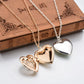 Bulbusbow Hollow Engraved Sweet Peach Heart Love Chain Necklace – Personalized Opening & Closing Heart Shaped Photo Box Pendant for Women | Perfect Love Gift 2024