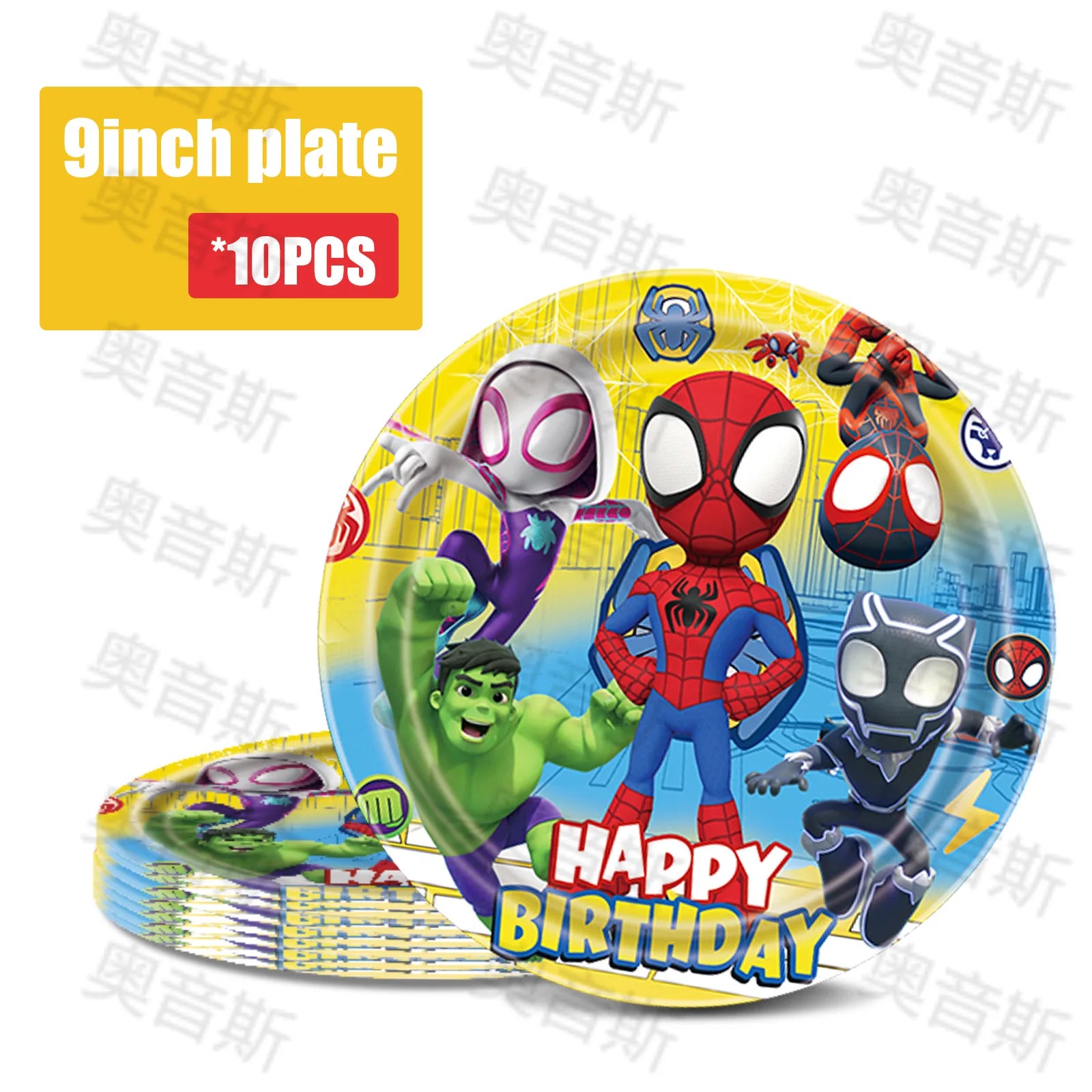 Spiderman Birthday Decoration Spidey And His Amazing Friends Party Supplies Disposable Tableware Latex Balloons Baby Shower