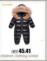 New Girls clothing Winter Warm down Cotton Jackets Children parka faux Fur Collar Coat Girl Thicken overalls Hooded kids Clothes