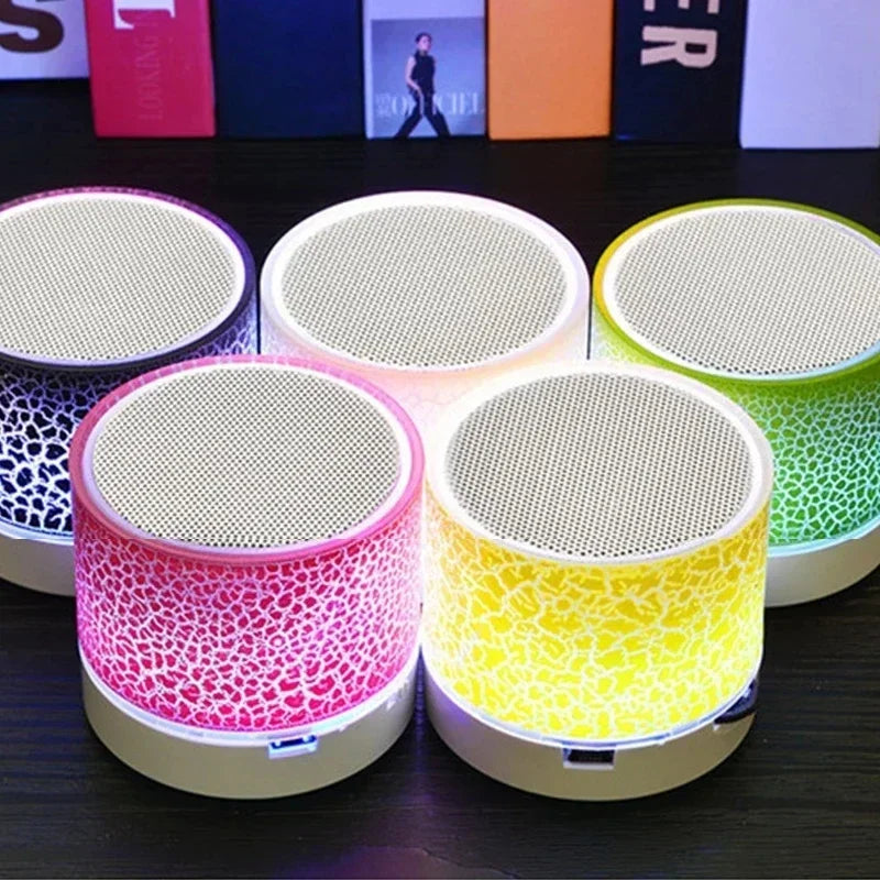 Bluetooth Speaker Mini Wireless Loudspeaker Crack LED TF Card USB Subwoofer Portable MP3 Sound Wireless Speaker for Smart Phone