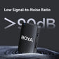 BOYA BOYAMIC-120 Wireless Lavalier Microphone for iPhone Android USB-C Devices DSLR Camera Live Streaming Video Recording Gaming