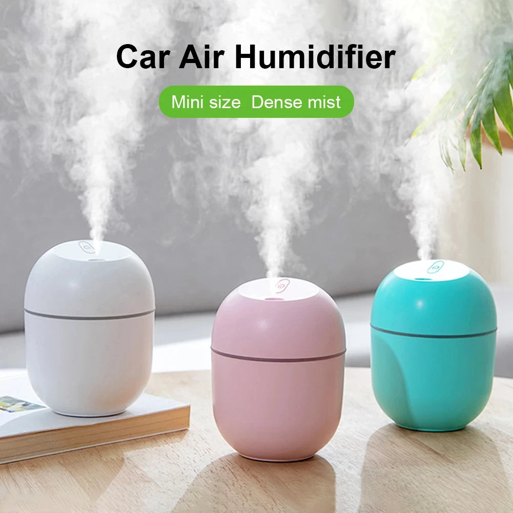 جهاز ترطيب الهواء Xiaomi Air Humidifier مع رذاذ ضوء محيطي LED ومرطب وناشر للزيوت العطرية وتنقية الهواء القابلة لإعادة الشحن عبر USB