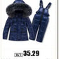 Children Clothing Set Baby Winter Warm Down Jackets parka Boys Thick Jumpsuit Infant overcoat toddler Girl Clothes Kids Snowsuit