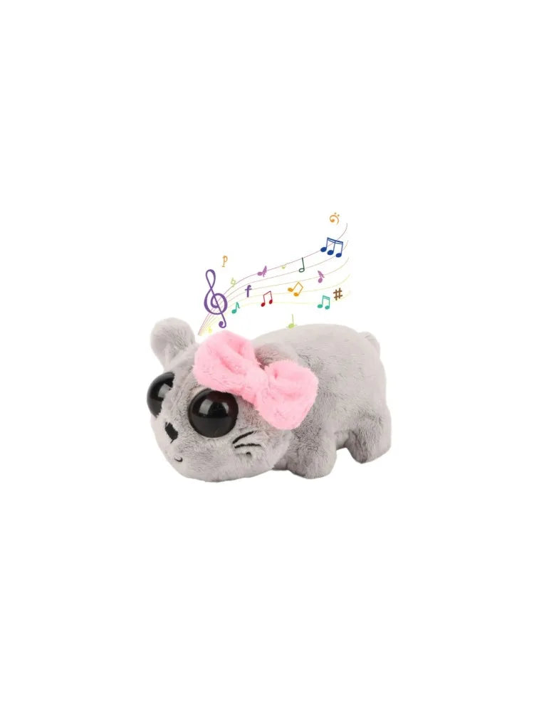 Music Sad Hamster Meme Plush Toy Fun Sounding Hamster Stuffed Animals Kawaii Dolls Kids Toy Gifts Birthday Valentine's Day Gifts