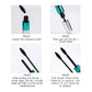 Double In-one Mascara Silk Fiber Mascara Waterproof Mascara for Eyelash Extension Black Thick Lengthening Eye Lashes Cosmetics