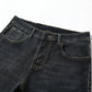 Summer Shorts Jeans Men Denim Pants Stretch Dark Blue Fashion Design Men's Jeans Slim Straight Male Short Jeans Hombre