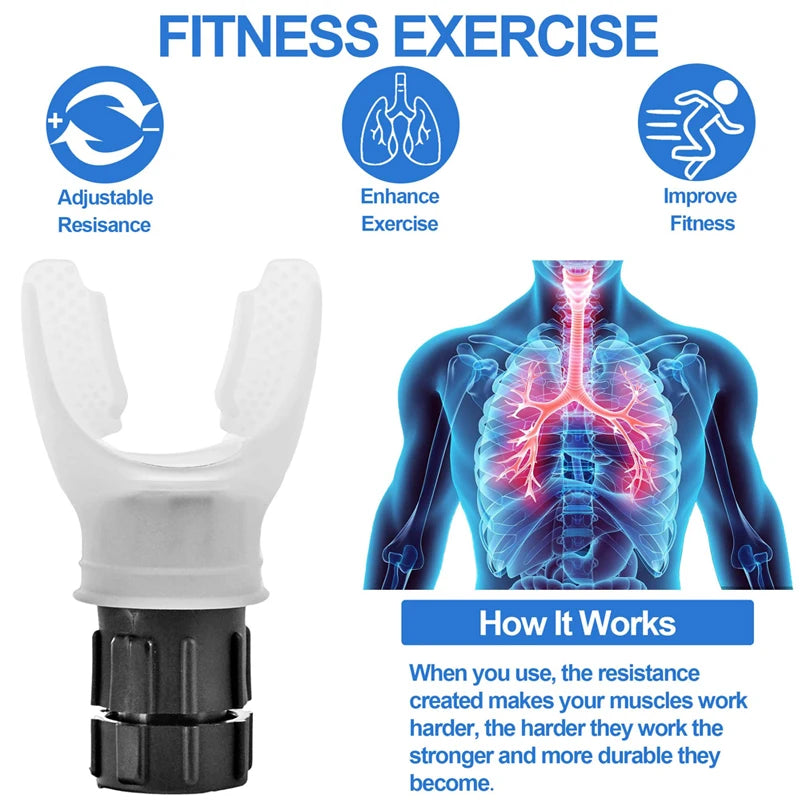 Lung Flexer breathing trainer for enhanced lung capacity and cardio fitness.|Bulbusbow