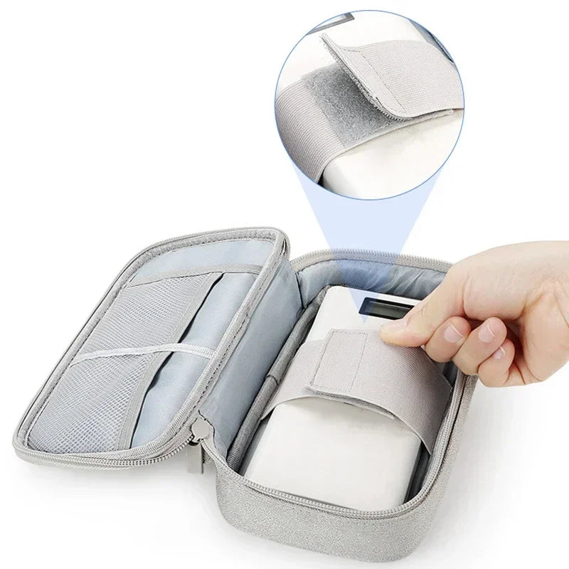 Travel Cable Organizer Bag Pouch Electronic Accessories Gadget Carry Case Portable Waterproof Storage Bag for Cable Cord