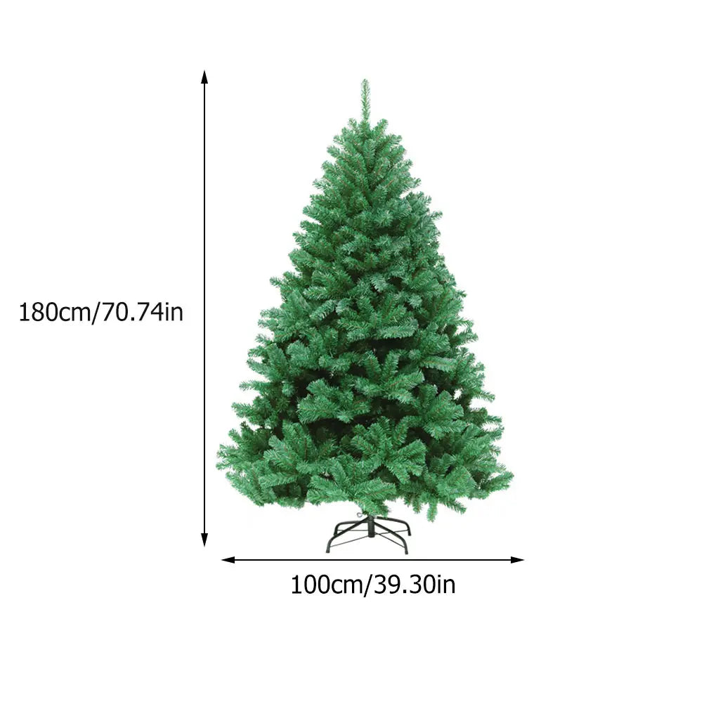 1Pc Christmas Tree Model for Yard Living Room Encrypted Leaf Christmas Tree Decorative Simulation Christmas Tree for Festival