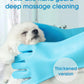 Pet Dog bath gloves Cat brush silicone bath massage brush artifact dog rub bath supplies Daquan clean  Pet items