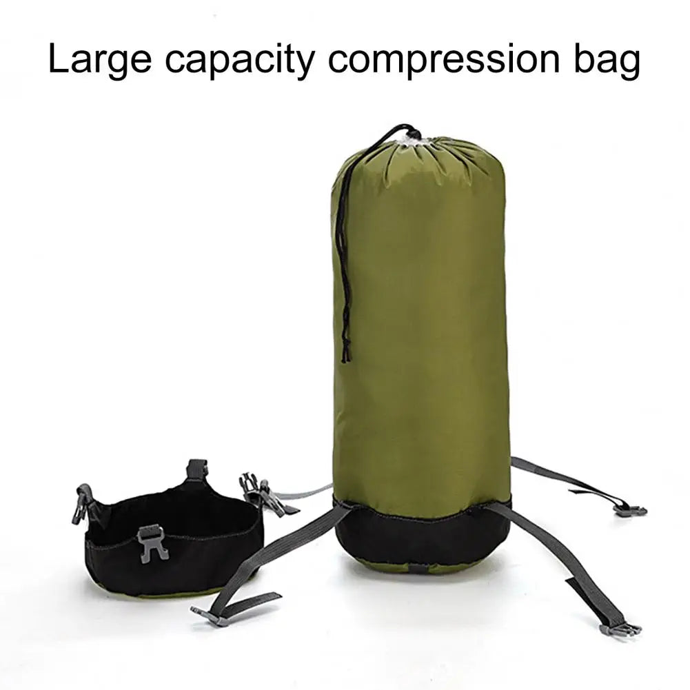 8/15/25/35L Sleeping Bag Compression Waterproof Adjustable Buckle Nylon Down Jacket Duvet Storage Stuff Bag