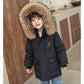 Children Winter Down Jacket Boy toddler girl clothes Thick Warm Hooded faux fur Coat Kids Parka spring Teen clothing Outerwear