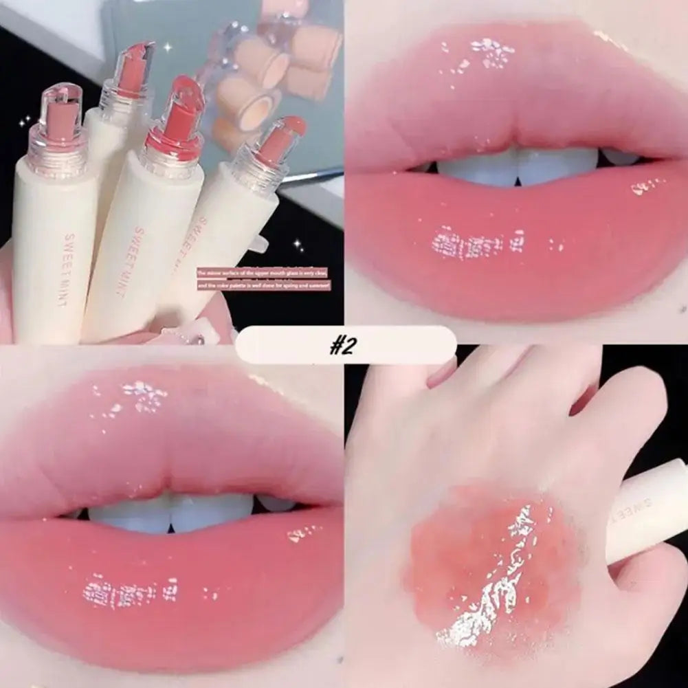 Peach Jam Lipgloss Korean Lipsticks Liquid Waterproof Moisturizer Lip Cosmetic Lip Lip Tint Makeup Sheglam Gloss Lip Ink Oi K9X3