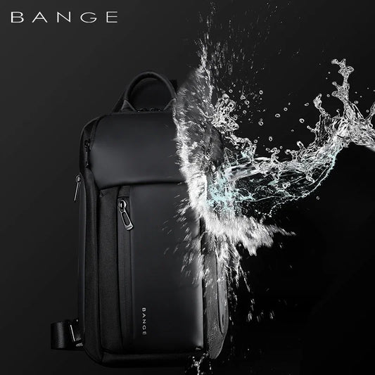 BANGE Brand Design Oxford Trendy Waterproof Materials Men Chest Bag with Large Capacity Fashion Multi-Pockets Slim bag for male