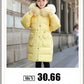 New Girls clothing Winter Warm down Cotton Jackets Children parka faux Fur Collar Coat Girl Thicken overalls Hooded kids Clothes