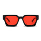 SHAUNA Ins Popular Women Square Sunglasses Retro Men Tinted Shades UV400