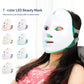 Rechargeable Facial LED Mask 7 Colors LED Photon Therapy Beauty Mask Skin Rejuvenation Home Face Lifting Whitening Beauty Device