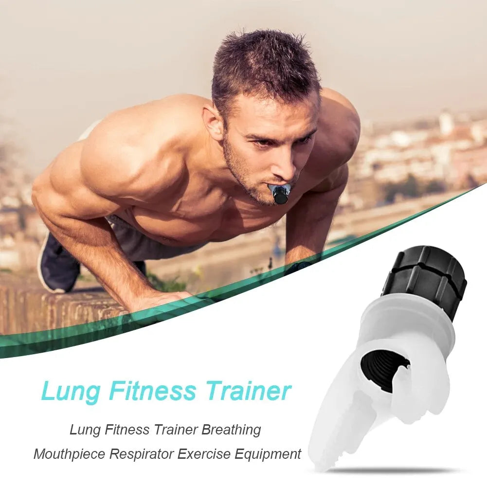 Breathing Trainer Lung Respirator Fitness Equipment Respiratory Silicone High Altitude Training Outdoor Expiratory Exercise Tool