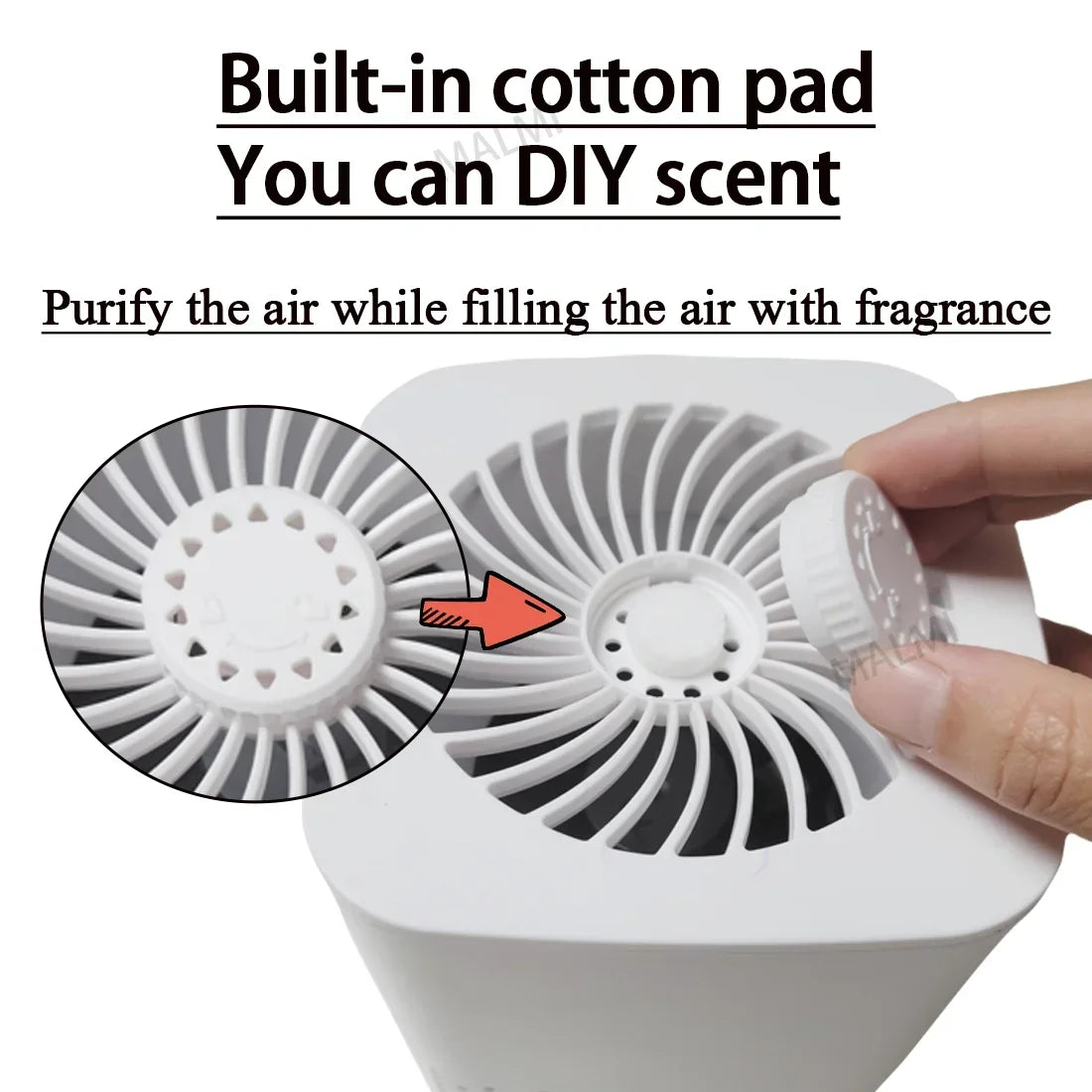 Xiaomi Small Air Purifier Compact Desktop HEPA Filter Air Cleaner Remover Second-hand Smoke Odor for Home Bedroom Office Car