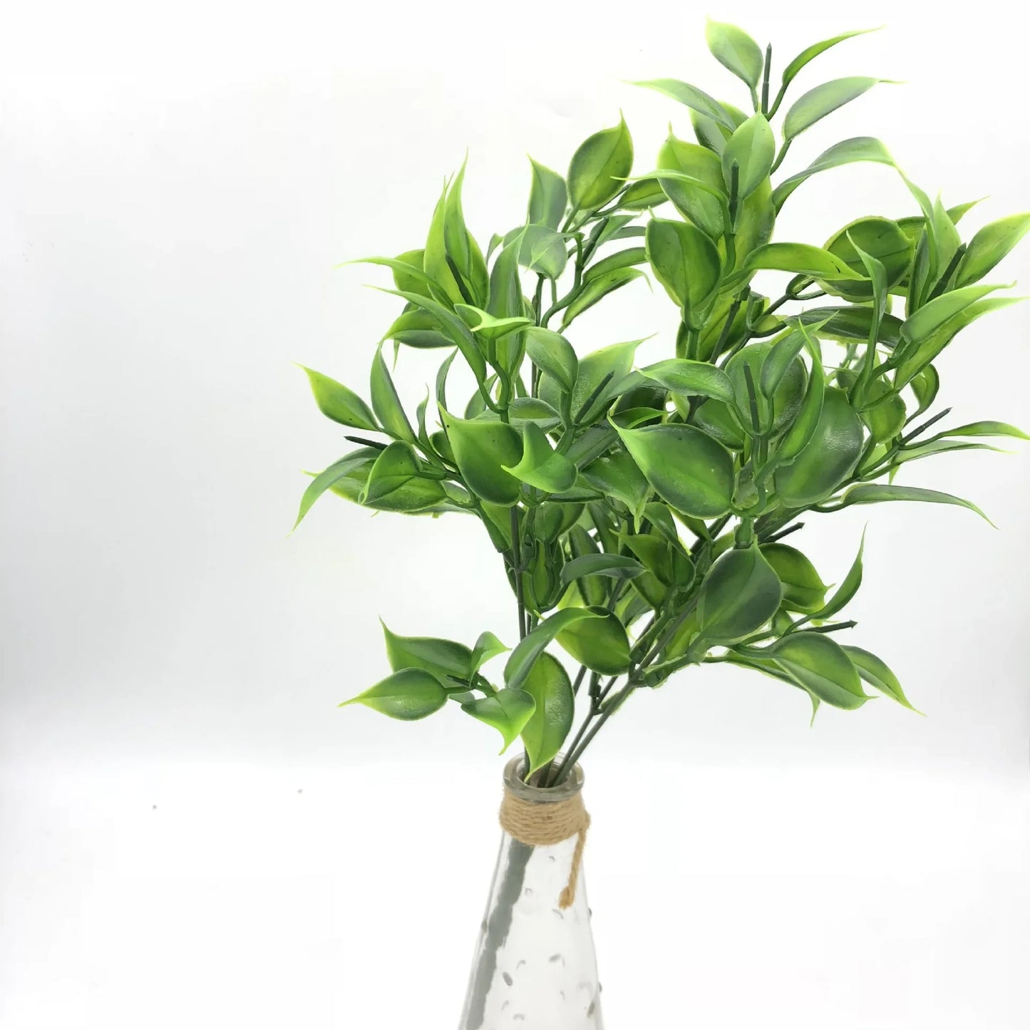 Branches Green Artificial Plants for Garden Bushes Fake Grass Eucalyptus Orange Leaves Faux Plant for Home Shop Decoration