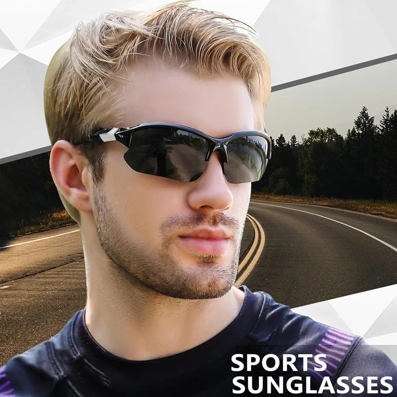 Fashion Sports Polarized Sunglasses for Men Women Cycling Running Fishing Sun Glasses Lightweight Outdoor Goggles