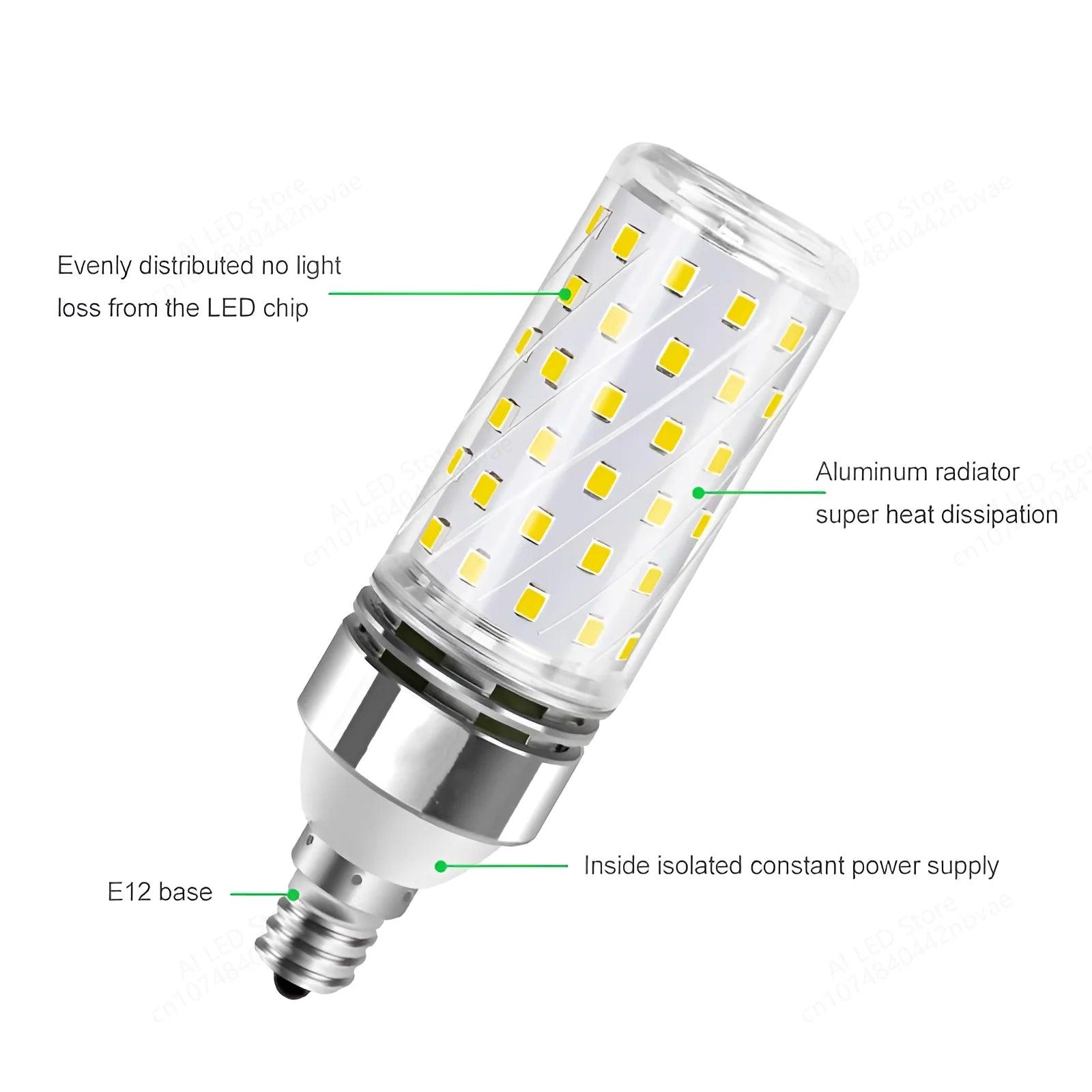 NEW 12W 16W 20W 24W 40W Super High power E14 E27 B22 LED lamp Corn Bulb AC220V 110V 85-265V  No Flicker LED light lighting