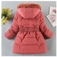 Children Down Coat Winter Teenager Thickened Hooded Cotton-padded Parka Coat Kids Warm Long Jackets Toddler Kids Outerwear